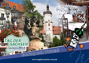 Postkartenmotiv Tag der Sachsen Wurzen 2015